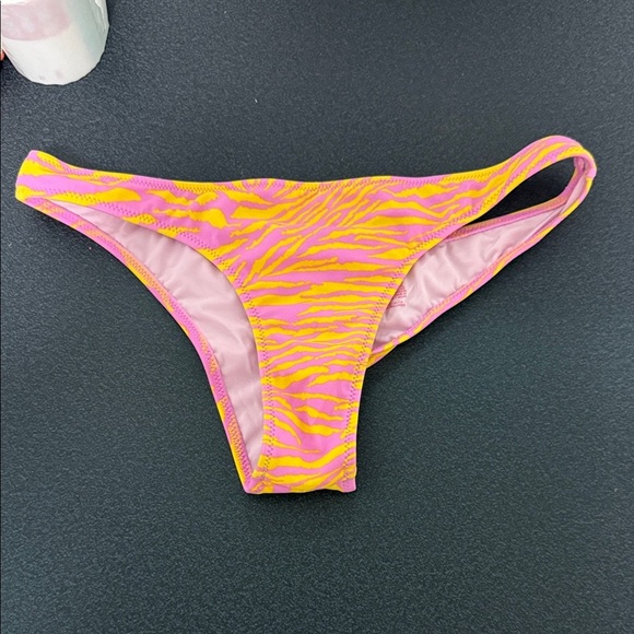 Vibrant Pink and Yellow Women's Swim Bottom - Picture 1 of 3